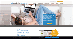 Desktop Screenshot of exorbyte-commerce.de