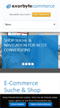 Mobile Screenshot of exorbyte-commerce.de